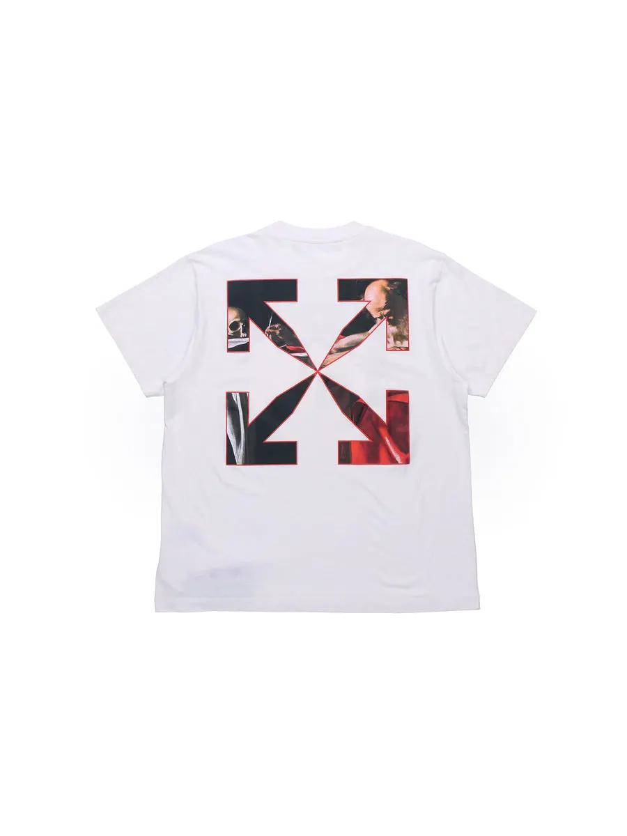 Футболка Off-White Caravaggio Over Tee 'White' — изображение 2 из 6, белый