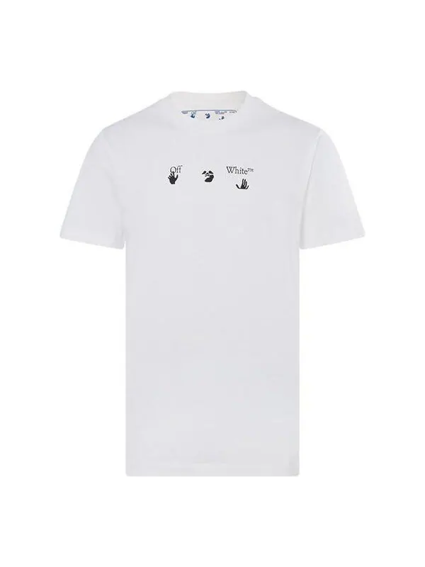 Футболка peace worldwide over tee 'white/green' Off-White — изображение 1 из 4, белый