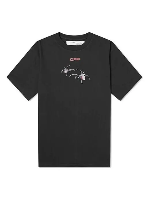 Футболка arachno arrow short-sleeve t-shirt 'black/bordeau' Off-White — изображение 1 из 4, черный красный