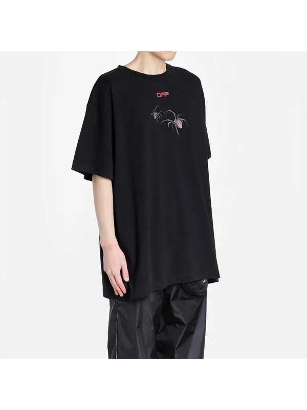 Футболка arachno arrow short-sleeve t-shirt 'black/bordeau' Off-White — изображение 4 из 4, черный красный