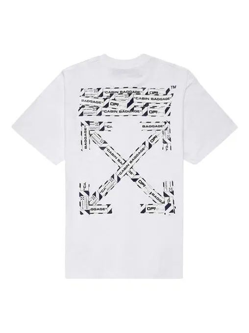 Футболка ss20 arrows logo print short sleeve loose Off-White — изображение 1 из 4, белый