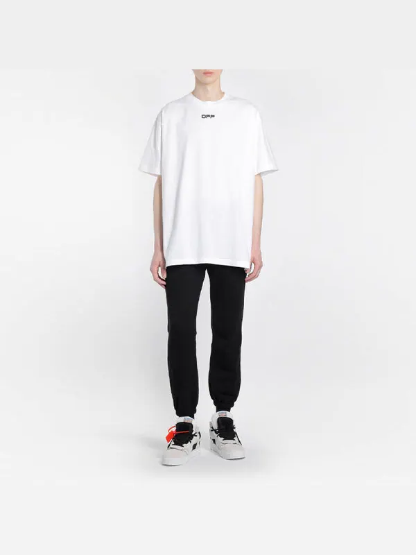 Футболка ss20 arrows logo print short sleeve loose Off-White — изображение 3 из 4, белый