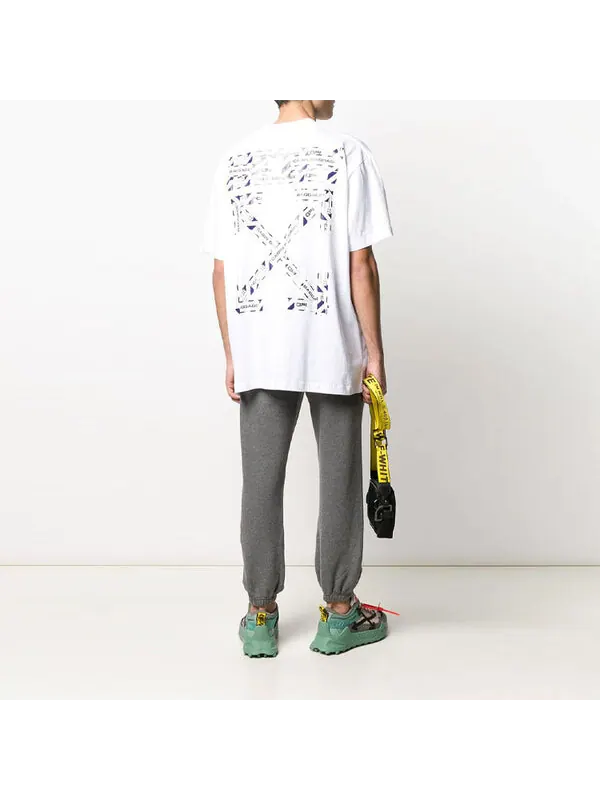 Футболка ss20 arrows logo print short sleeve loose Off-White — изображение 4 из 4, белый