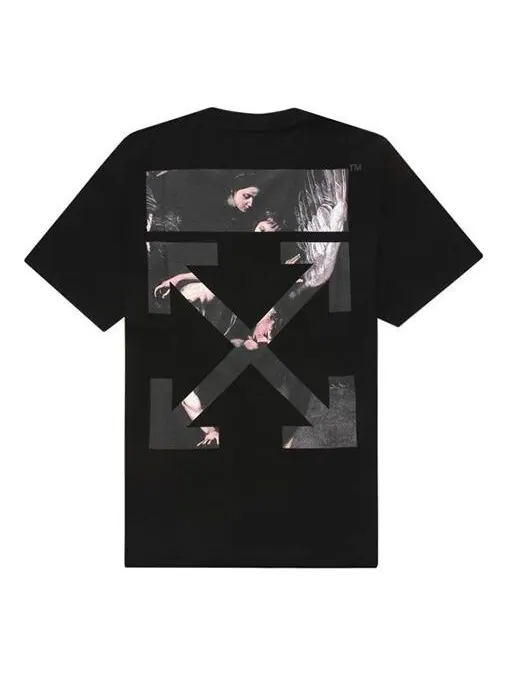 Футболка caravaggio arrow t-shirt 'black' Off-White — изображение 1 из 4, черный