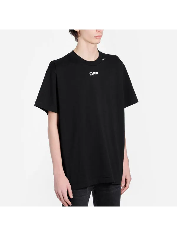 Футболка caravaggio arrow t-shirt 'black' Off-White — изображение 4 из 4, черный