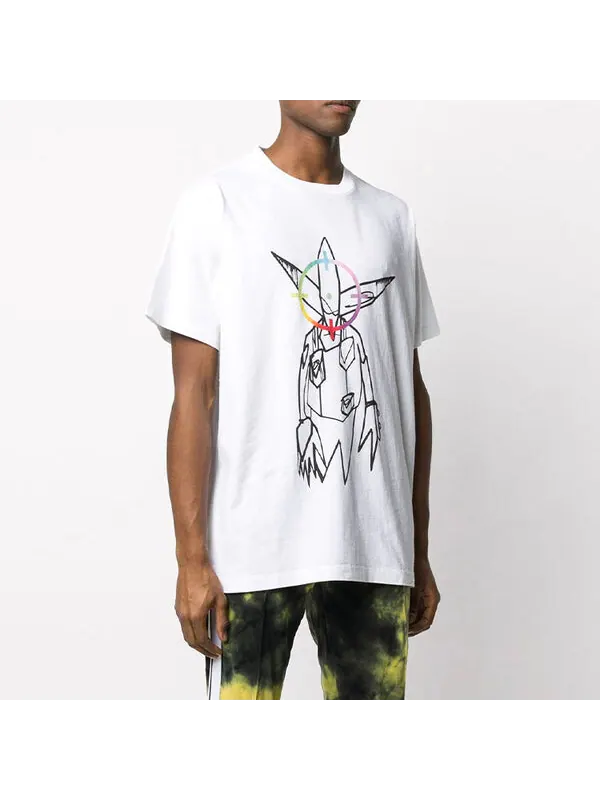 Футболка futura alien s s over tee Off-White — изображение 2 из 4, белый