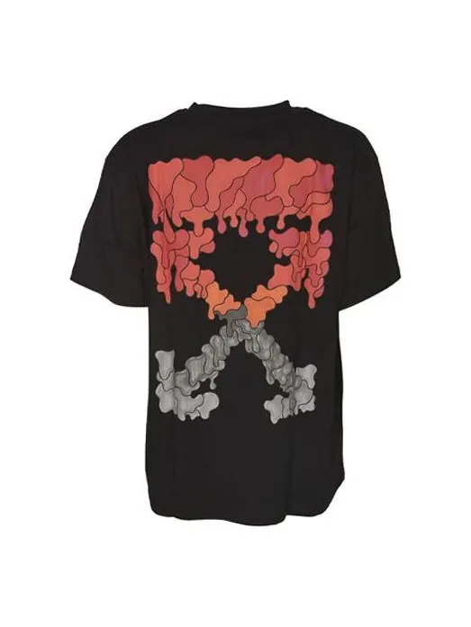 Футболка red marker over tee 'black' Off-White — изображение 1 из 4, черный