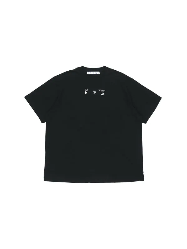 Футболка red marker over tee 'black' Off-White — изображение 3 из 4, черный