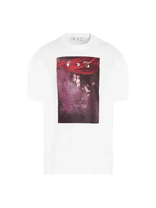 Футболка printing solid color short sleeve white Off-White — изображение 1 из 3, белый