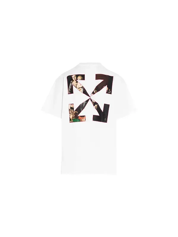 Футболка printing solid color short sleeve white Off-White — изображение 2 из 3, белый