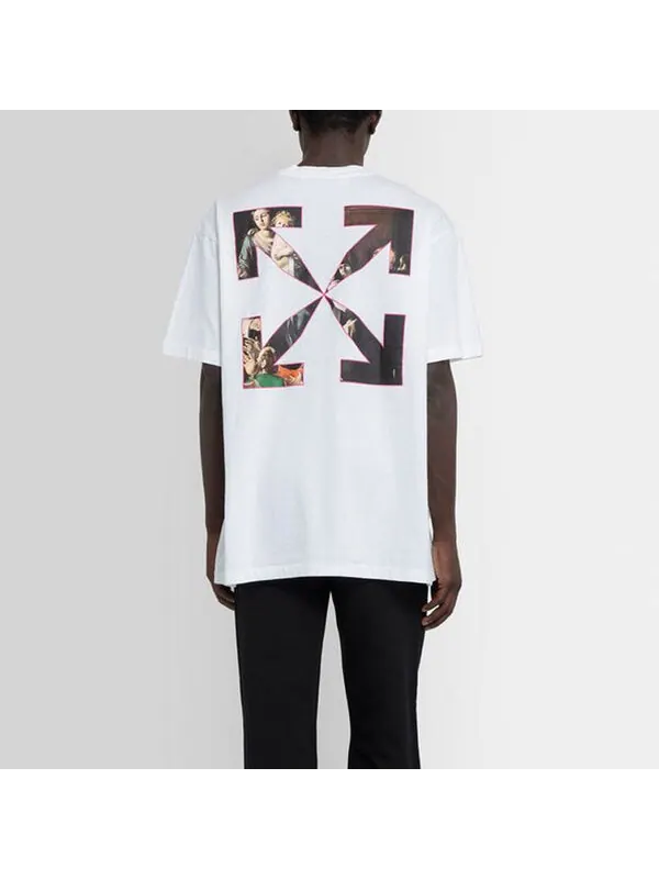 Футболка printing solid color short sleeve white Off-White — изображение 3 из 3, белый