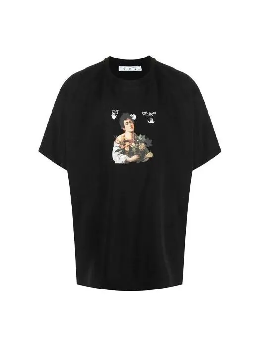 Футболка ss21 cartoon printing short sleeve loose fit black Off-White — изображение 1 из 4, черный