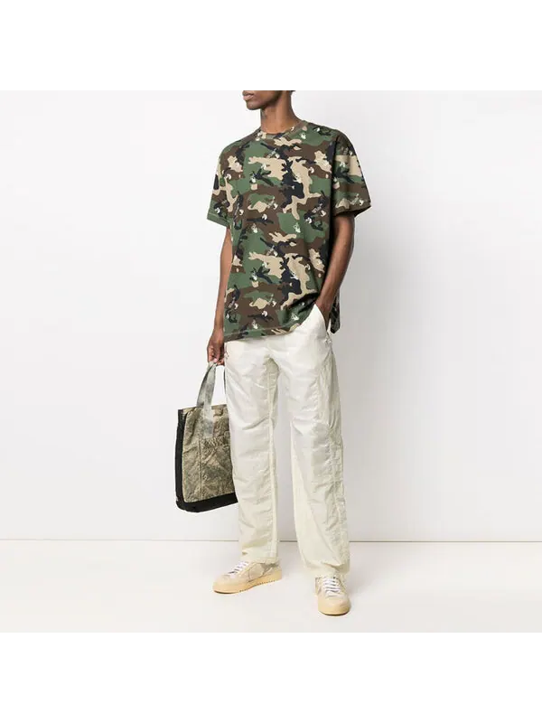 Футболка ss21 cozy camouflage pattern short sleeve loose fit camouflage Off-White — изображение 2 из 4, камуфляж