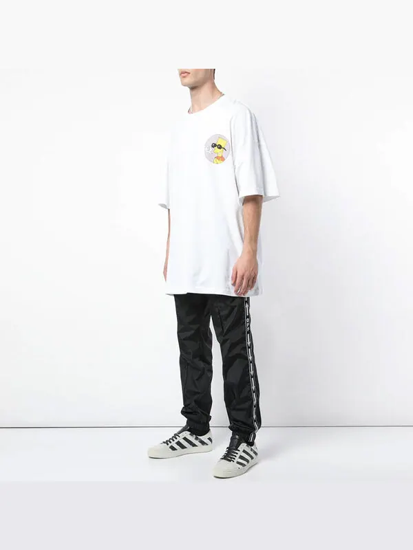 Футболка ss19 bart simpson oversize short sleeve Off-White — изображение 4 из 4, белый