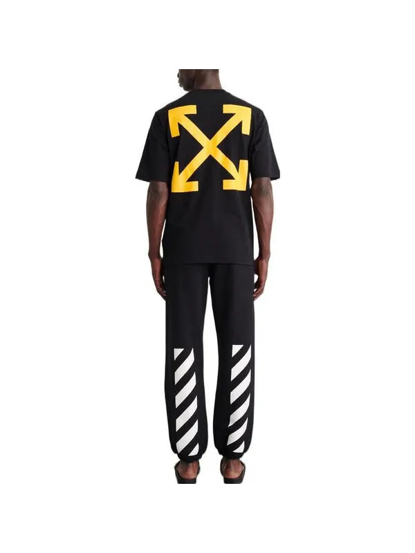 Футболка diag arrow caravaggio mercy skate tee 'black' Off-White — изображение 3 из 4, черный