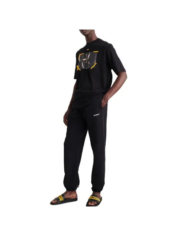 Футболка diag arrow caravaggio mercy skate tee 'black' Off-White — изображение 4 из 4, черный