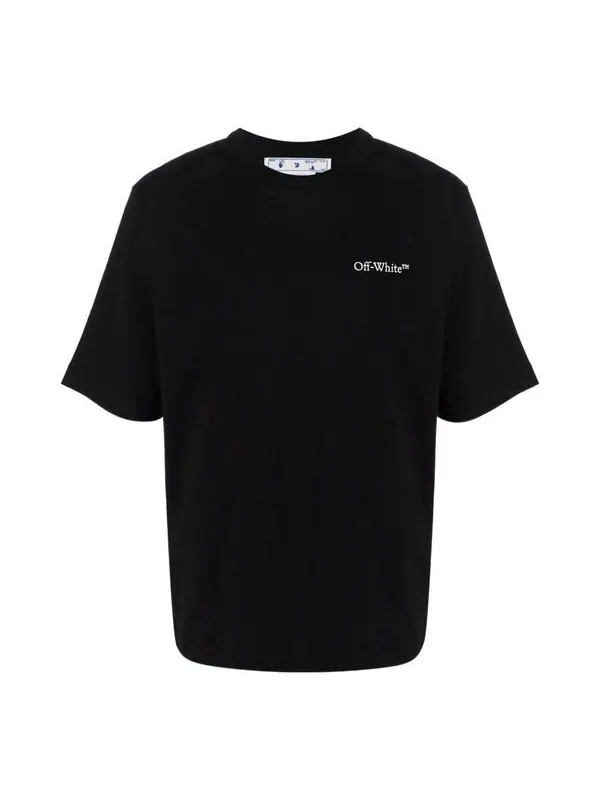 Футболка ss22 printing round neck short sleeve loose fit black Off-White — изображение 1 из 3, черный/белый