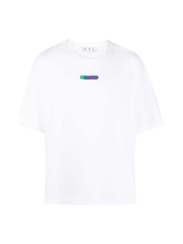 Футболка back logo printing short sleeve white Off-White — изображение 1 из 4, мульти