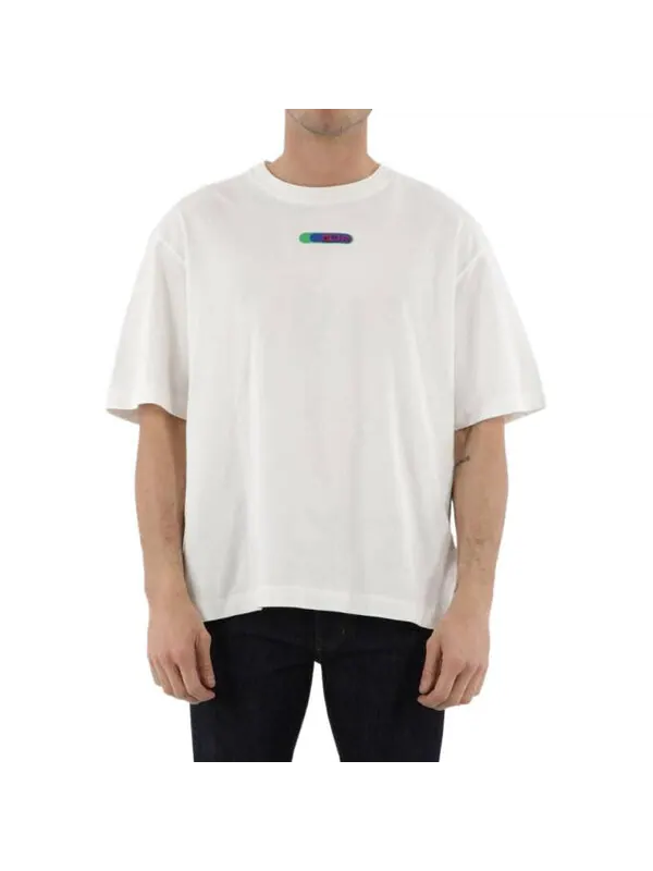 Футболка back logo printing short sleeve white Off-White — изображение 2 из 4, мульти