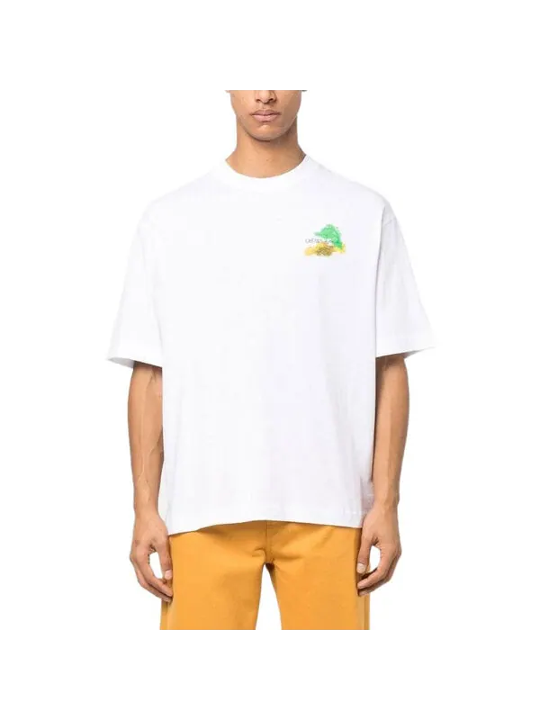 Футболка brush arrow over skate ss23 tee Off-White — изображение 2 из 4, белый/мульти