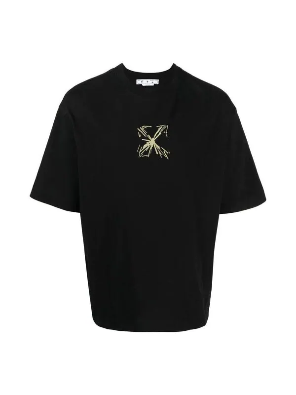 Футболка arrows-motif tee 'black' Off-White — изображение 1 из 4, белый