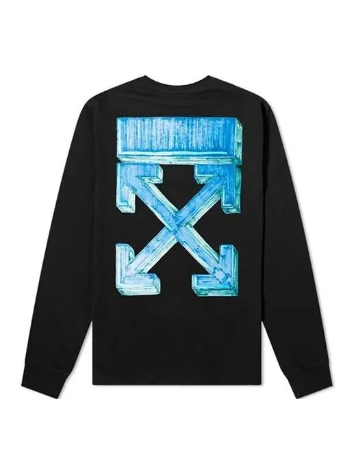 Толстовка fw20 marker arrows print long sleeve t-shirt Off-White — изображение 1 из 4, черный