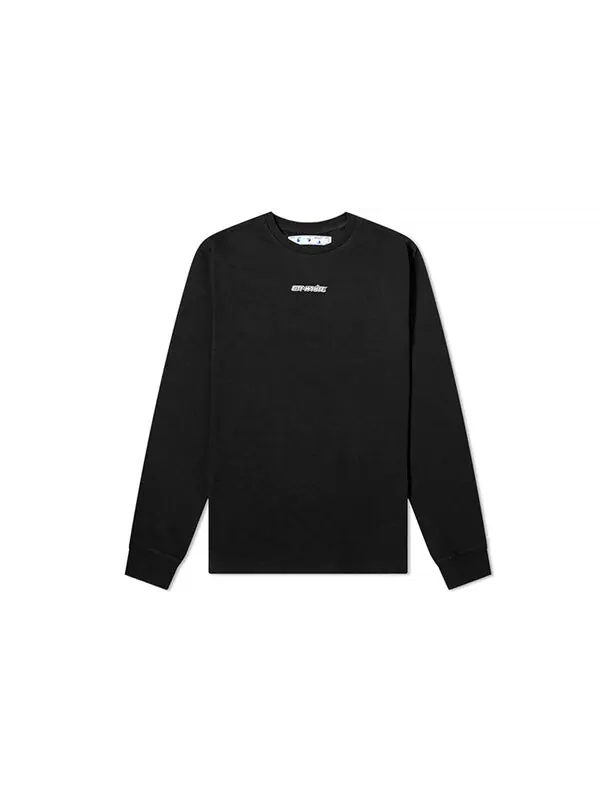 Толстовка fw20 marker arrows print long sleeve t-shirt Off-White — изображение 2 из 4, черный