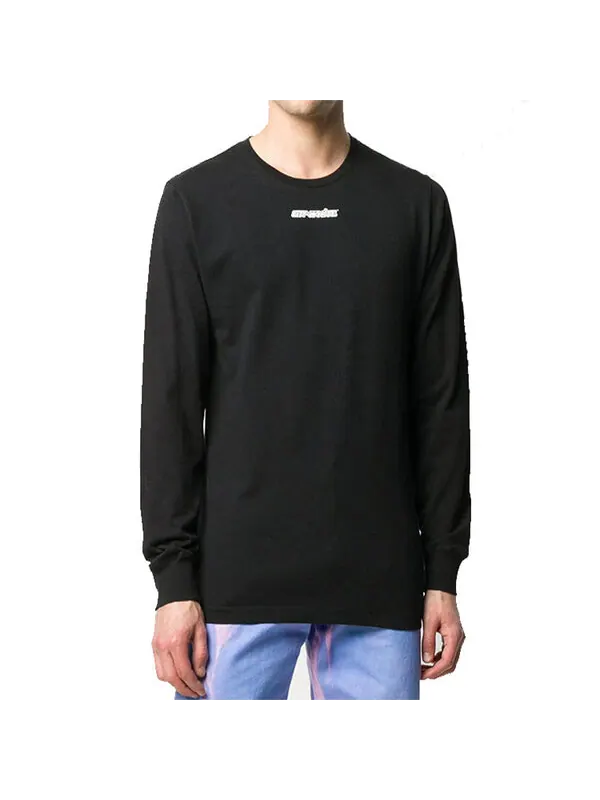 Толстовка fw20 marker arrows print long sleeve t-shirt Off-White — изображение 3 из 4, черный