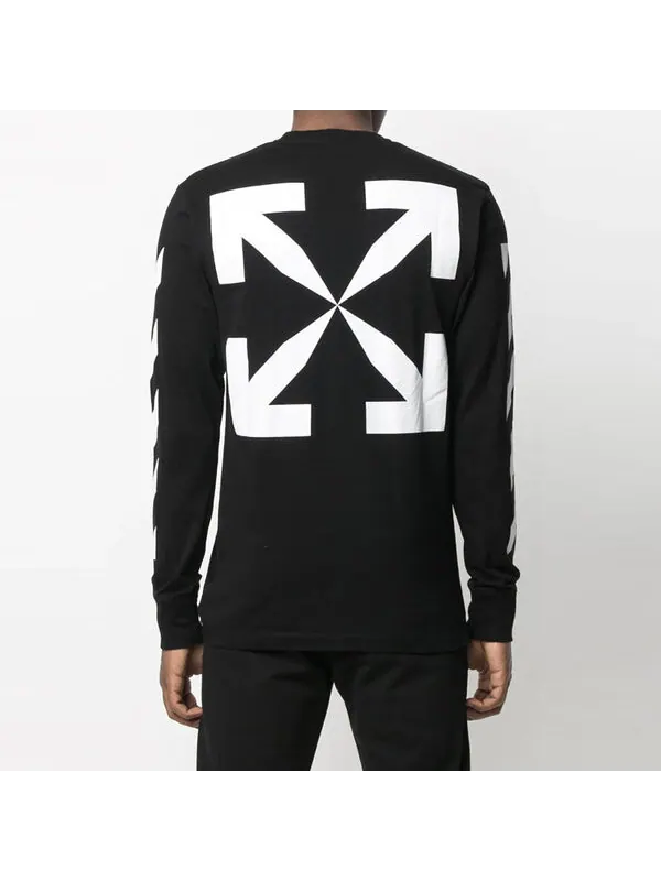 Толстовка Off-White Mona Lisa Long-Sleeve T-Shirt 'Black' — изображение 3 из 4, черный
