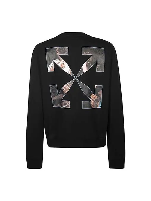 Толстовка fw20 caravaggio angel printing sweater men black Off-White — изображение 1 из 4, черный