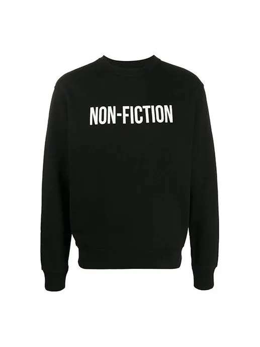 Толстовка fw20 non-fiction printing pullover men black Off-White — изображение 1 из 4, черный