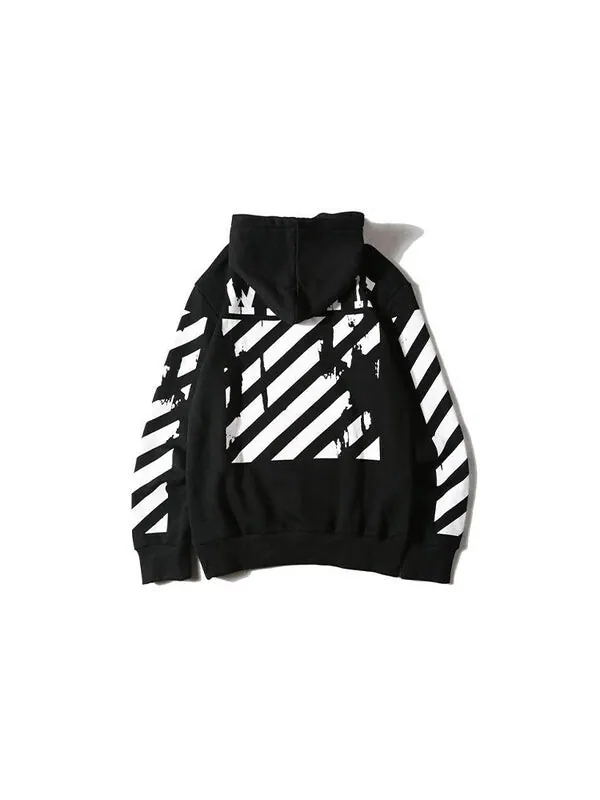 Толстовка caravaggio hooded sweatshirt black Off-White — изображение 2 из 4, черный