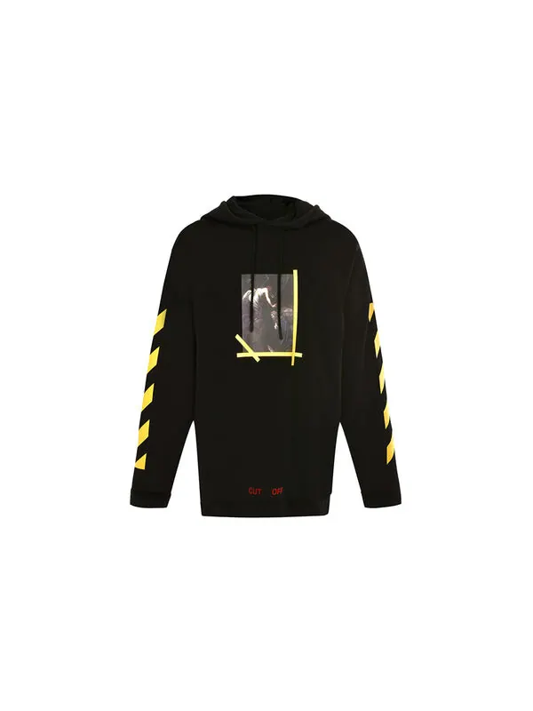 Толстовка mens arrows sketch logo loose sweater Off-White — изображение 2 из 3, черный