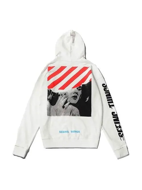 Толстовка photocopy hooded sweatshirt 'white' Off-White — изображение 1 из 4, белый
