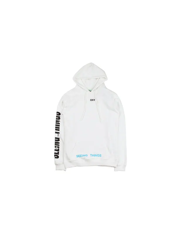 Толстовка photocopy hooded sweatshirt 'white' Off-White — изображение 2 из 4, белый