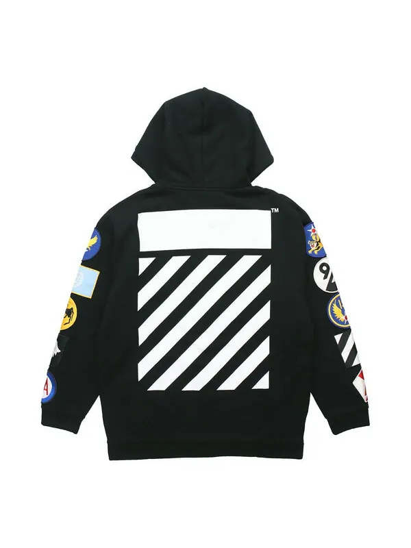 Толстовка detail long sleeves zipper black Off-White — изображение 1 из 4, черный