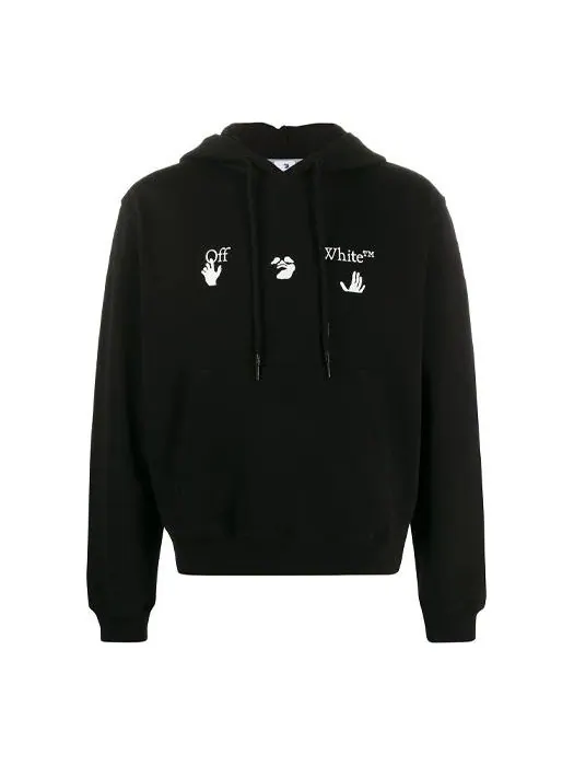 Толстовка fw20 logo mens logo long sleeve sweater Off-White — изображение 1 из 4, черный