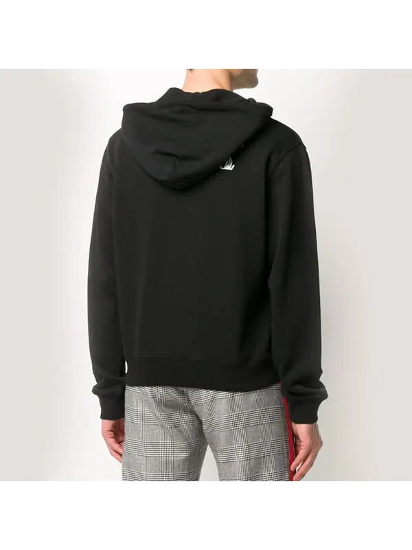 Толстовка fw20 logo mens logo long sleeve sweater Off-White — изображение 3 из 4, черный