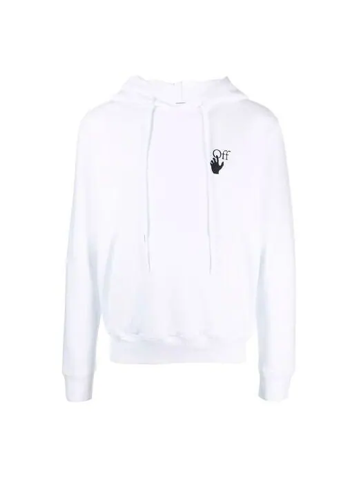 Толстовка fw21 arrow pattern long sleeves version white Off-White — изображение 1 из 4, белый