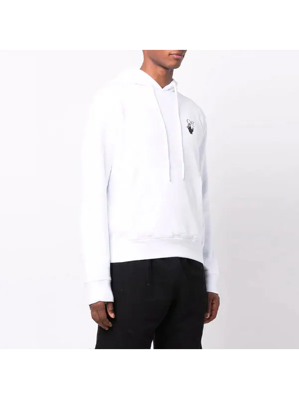Толстовка fw21 arrow pattern long sleeves version white Off-White — изображение 4 из 4, белый