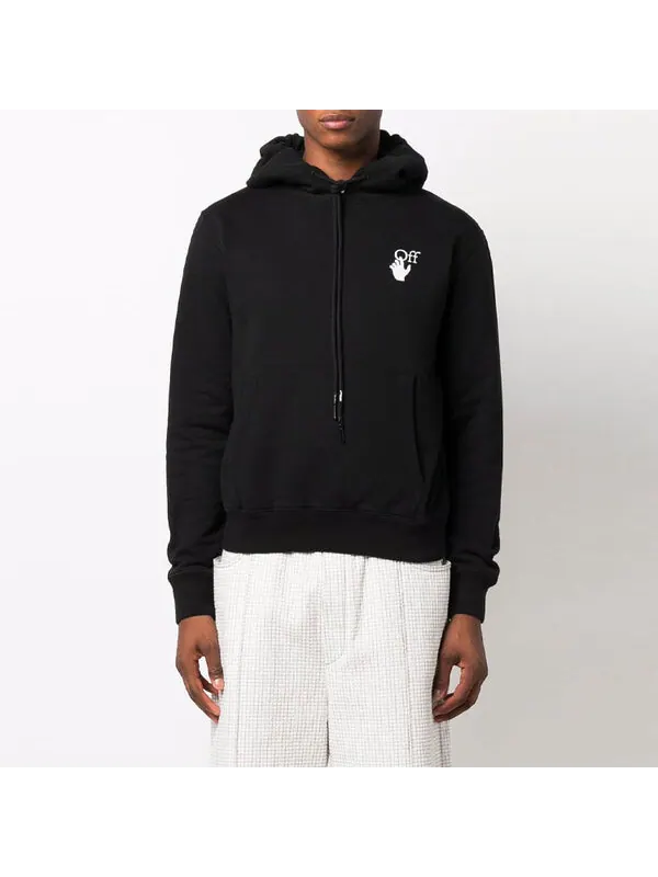 Толстовка fw21 arrow pattern long sleeves version black Off-White — изображение 3 из 4, черный