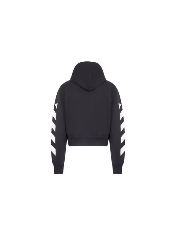 Толстовка ss22 sleeve white stripe pullover ordinary version black Off-White — изображение 2 из 4, мульти