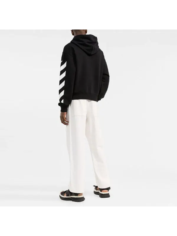 Толстовка ss22 sleeve white stripe pullover ordinary version black Off-White — изображение 4 из 4, мульти
