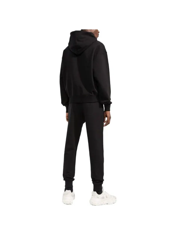 Толстовка arrows logo-print cotton hoodie 'black' Off-White — изображение 4 из 4, черный/белый