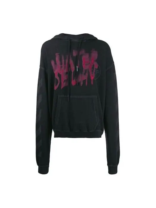 Толстовка c/o virgil aalon water delay Off-White — изображение 1 из 4, черный