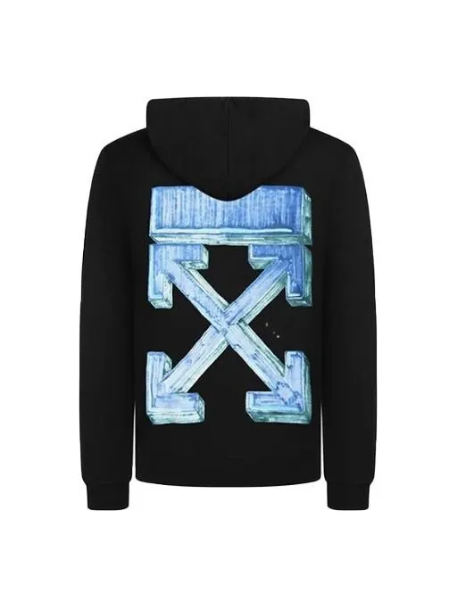 Толстовка fw20 arrows printing hooded pullover men black Off-White — изображение 1 из 4, черный