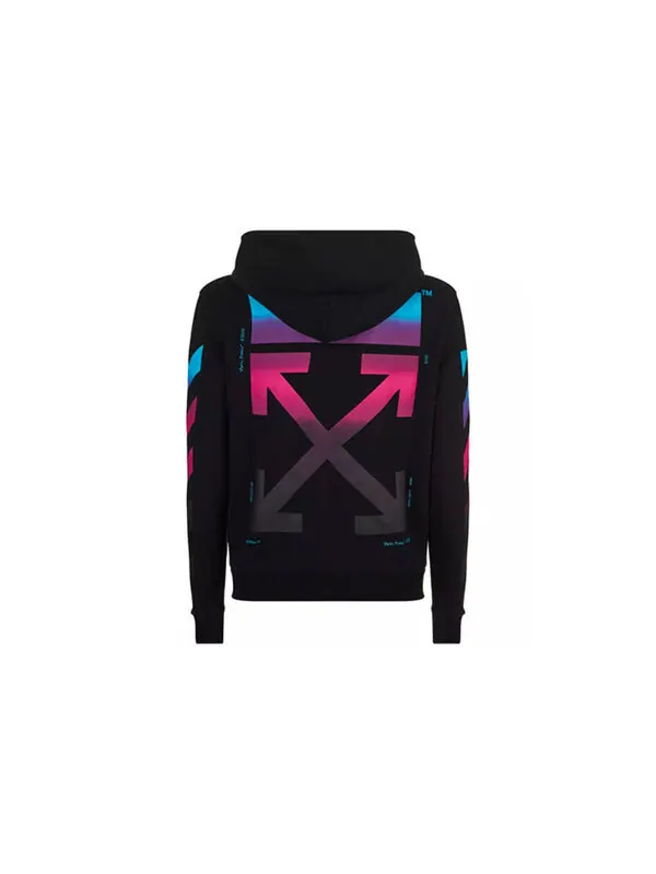 Толстовка OFF-WHITE AW18 Hooded Pullover Unisex Black — изображение 2 из 4, черный