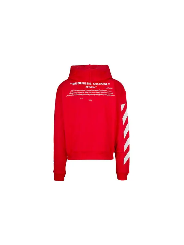 Толстовка OFF-WHITE c/o Virgil Abloh Men's Red Sweater Red — изображение 2 из 4, красный