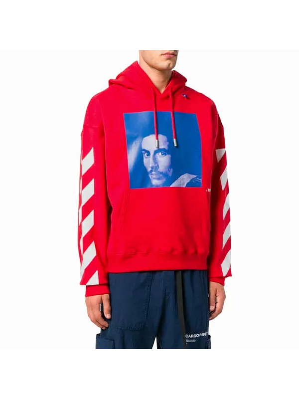 Толстовка OFF-WHITE c/o Virgil Abloh Men's Red Sweater Red — изображение 3 из 4, красный