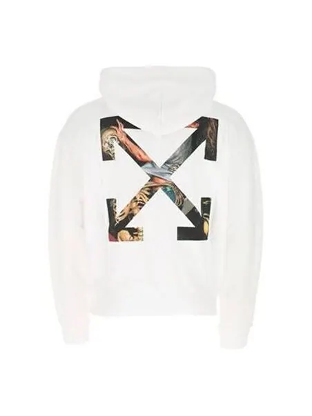 Толстовка pullovers long sleeve cotton logo sweatshirt Off-White — изображение 1 из 4, белый